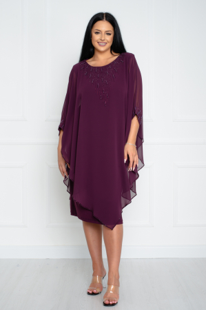 Rochie Naomi midi mov [1]
