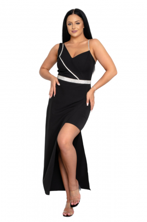 Rochie Natalie midi neagra [4]