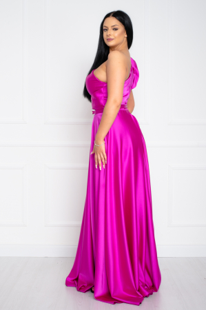 Rochie Oakley lunga fucsia [2]