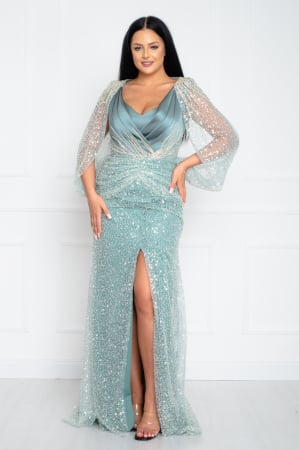 Rochie Olivia lunga menta [1]