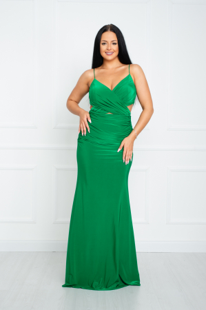 Rochie Ophelia lunga verde [1]