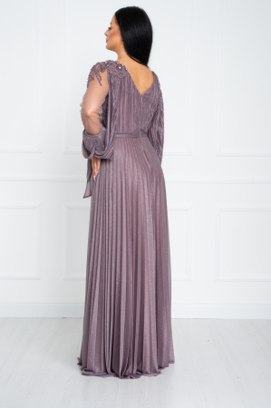 Rochie Rebecca lunga lila [2]