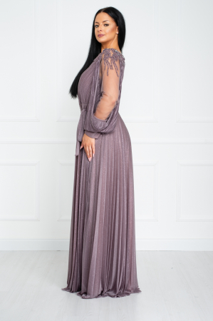 Rochie Rebecca lunga lila [1]