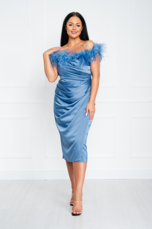 Rochie Reign midi bleu [1]