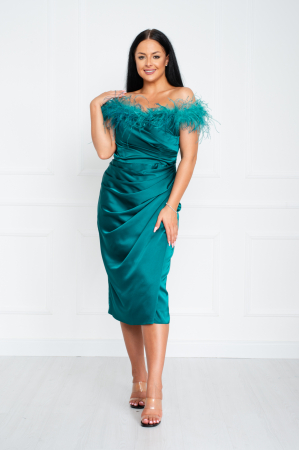 Rochie Reign midi verde [1]