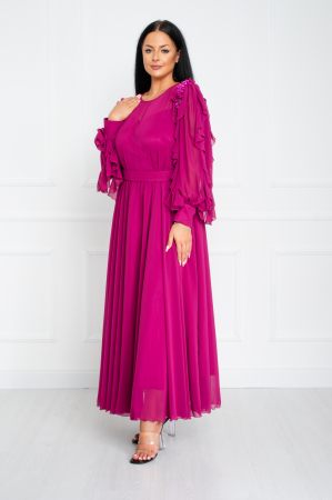 Rochie Riley midi fucsia [2]