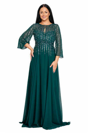 Rochie Rose lunga verde [3]