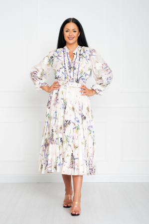 Rochie Ryan midi crem [2]