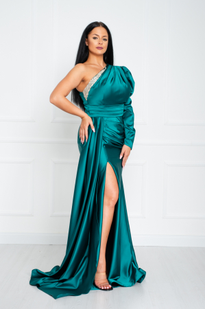 Rochie Ryann lunga verde [2]
