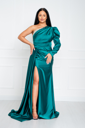 Rochie Ryann lunga verde [1]