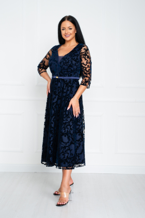 Rochie Sadie midi bleumarin [1]
