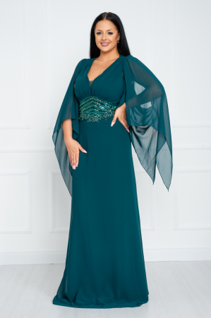 Rochie Samantha lunga verde [1]