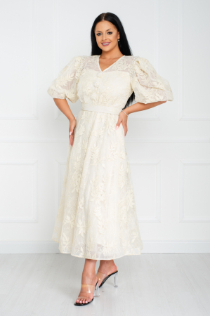 Rochie Shelby midi crem [1]