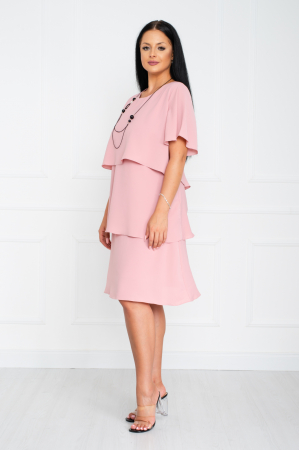 Rochie Trinity midi pudra [2]