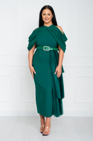 Rochii de banchet - Rochie Vivienne midi verde