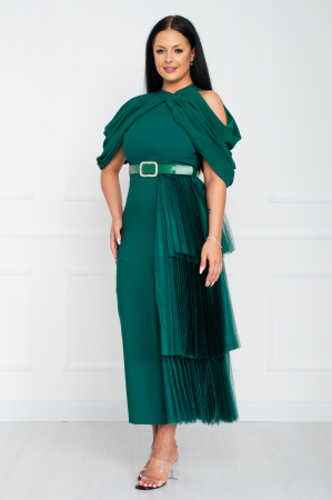 Rochie Vivienne midi verde [1]