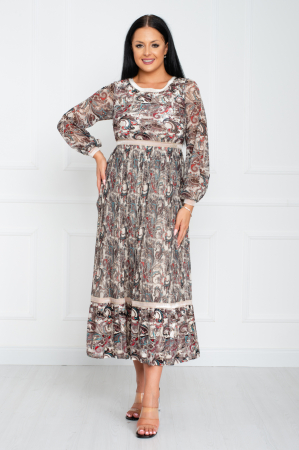 Rochie Zoe midi bej [1]
