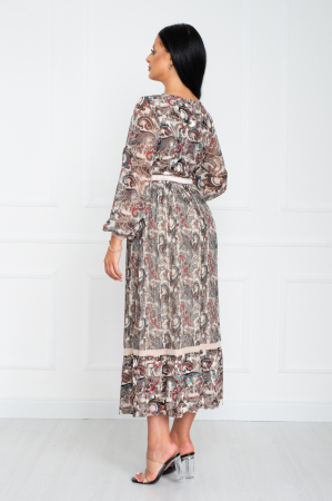 Rochie Zoe midi bej [3]