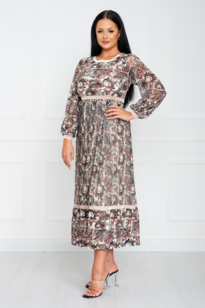 Rochie Zoe midi bej [2]