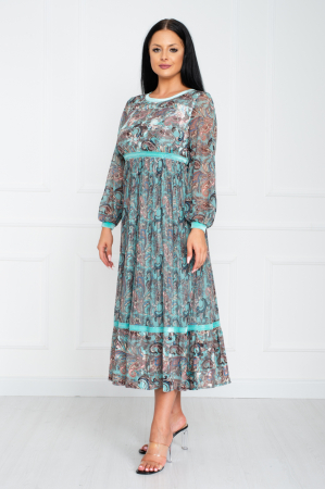 Rochie Zoey midi menta [2]