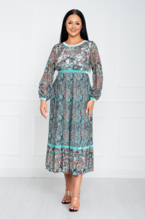 Rochii midi - Rochie Zoey midi menta