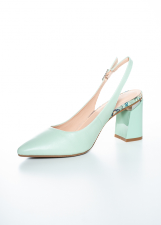 Femei - Sabot de piele naturala Epica 2574 verde