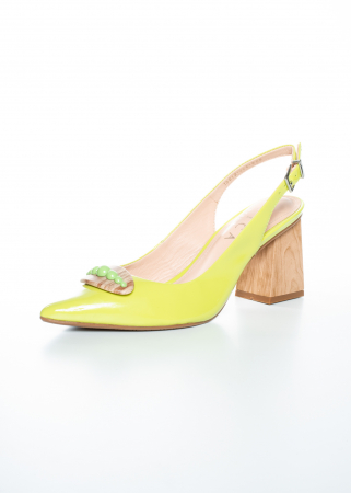 Femei - Sabot de piele naturala Epica 2576 verde