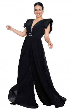 Rochie lunga neagra [4]