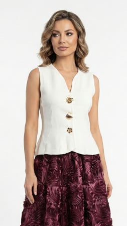 Toamna - Top Fajr alb