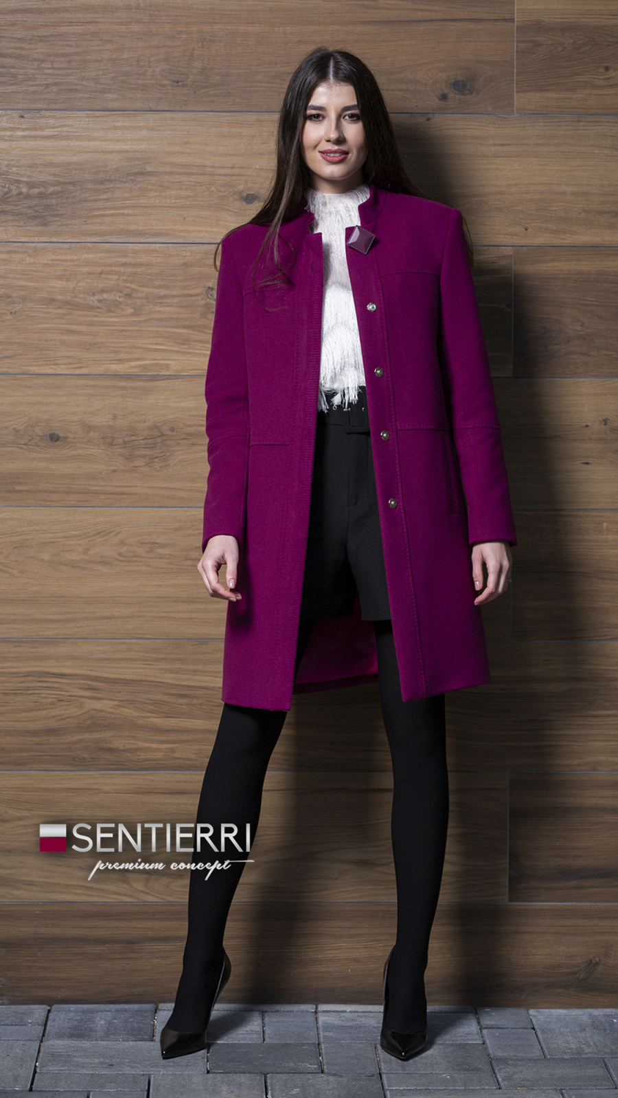 Palton Sentierri 818 fucsia