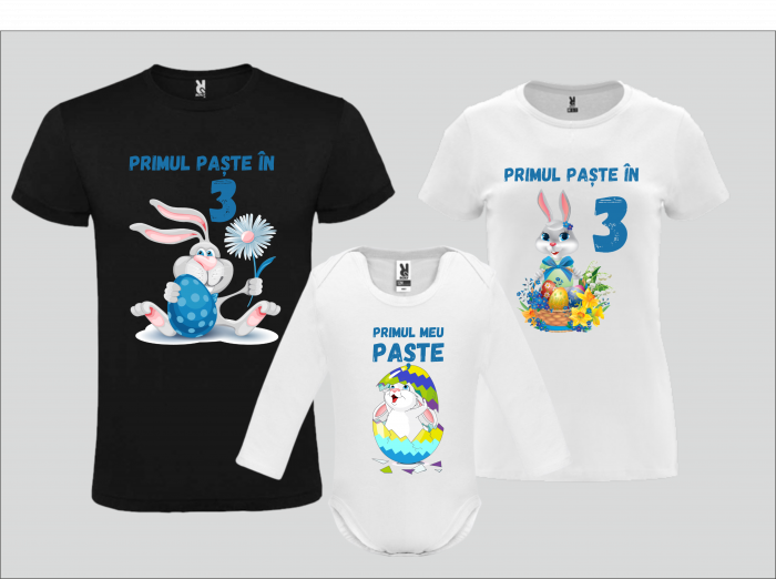 Set Tricouri Primul Paște-Cooloryx [2]