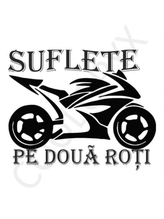 Tricou Suflete pe 2 Roți-Cooloryx [3]