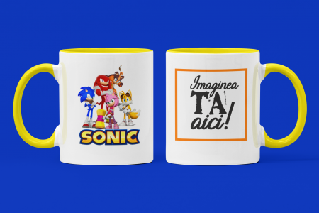 1 Iunie - Cană Sonic cu Poză-Cooloryx
