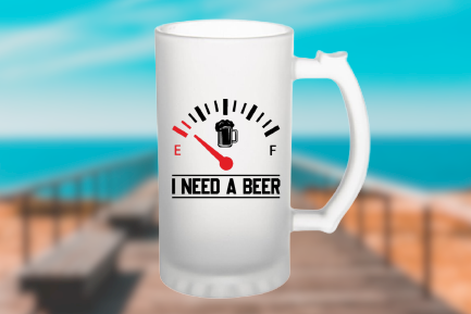 Hobby - Halbă Mată Need a Beer-Cooloryx