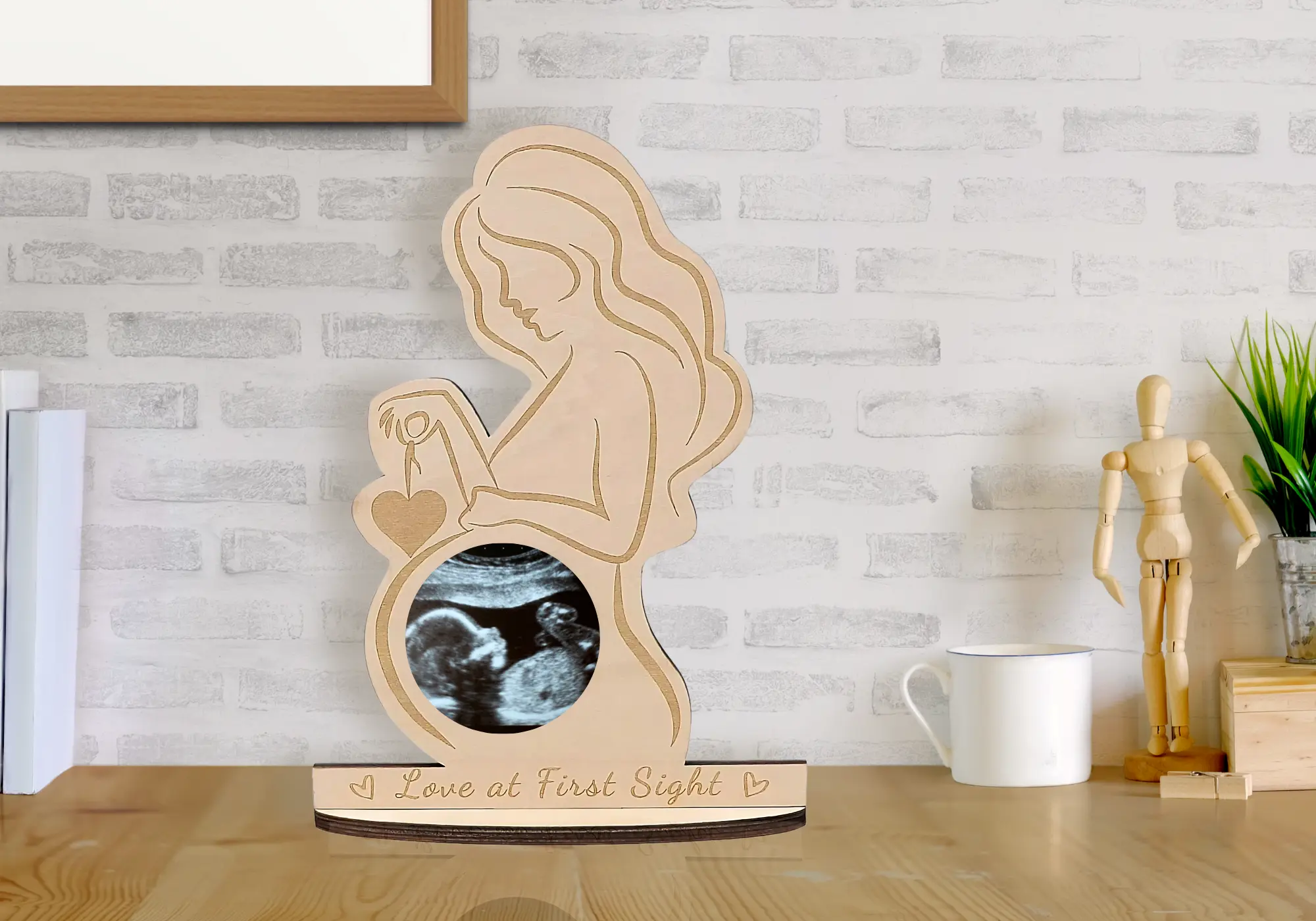 Cadouri 8 Martie - Ramă Foto Gravide-Cooloryx