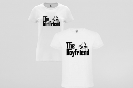 Cadouri - Set Tricouri Girlfriend- Boyfriend-Cooloryx
