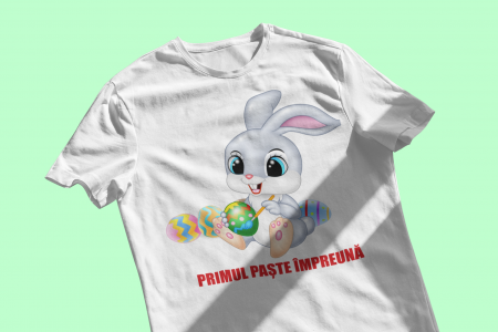 Set Tricouri și Body Bebeluș - Primul Paște în 3-Cooloryx [3]