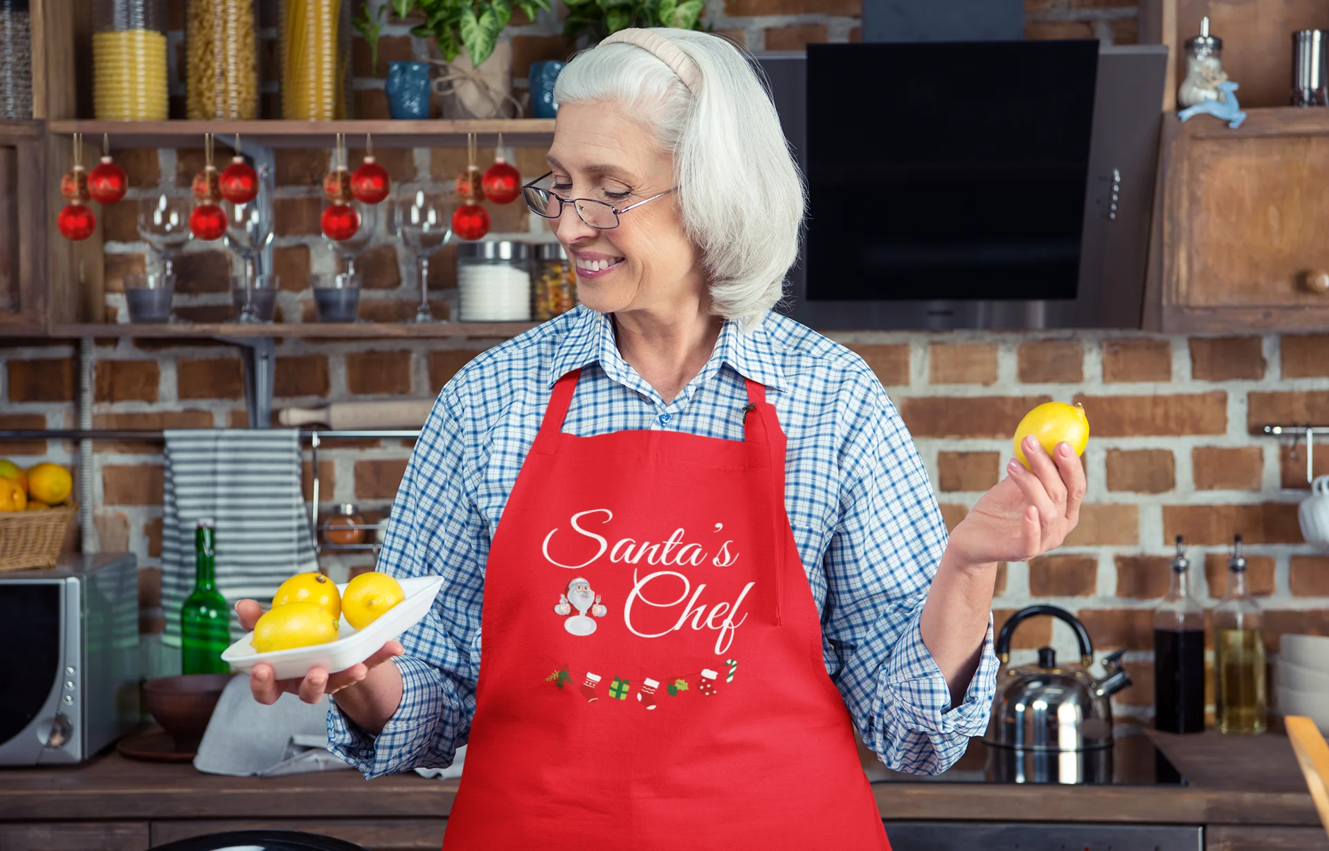 Cadouri De Craciun - Șorț Santa's Chef-Cooloryx