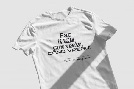 Tricouri Bărbați - Tricou Fac Ce Vreau-Cooloryx