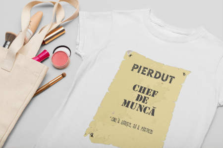 Tricou Pierdut Chef de Muncă-Cooloryx [4]