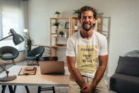 Tricouri Bărbați - Tricou Pierdut Chef de Muncă-Cooloryx