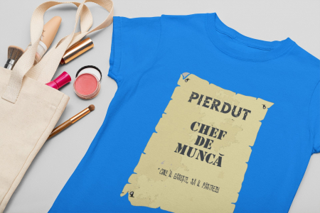 Tricou Pierdut Chef de Muncă-Cooloryx [1]