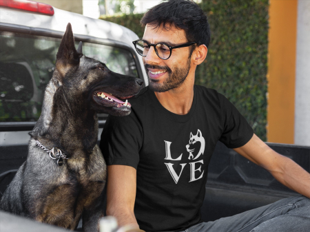 Tricouri Bărbați - Tricou Dog Love-Cooloryx