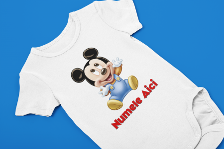 Tricouri Copii - Body Mickey Mouse Bebe-Cooloryx