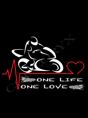 Tricou One Life One Love-Cooloryx [2]