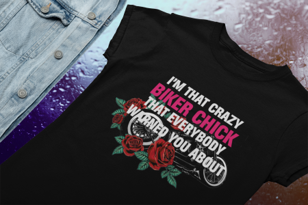 Moto - Tricou Biker Chick-Cooloryx