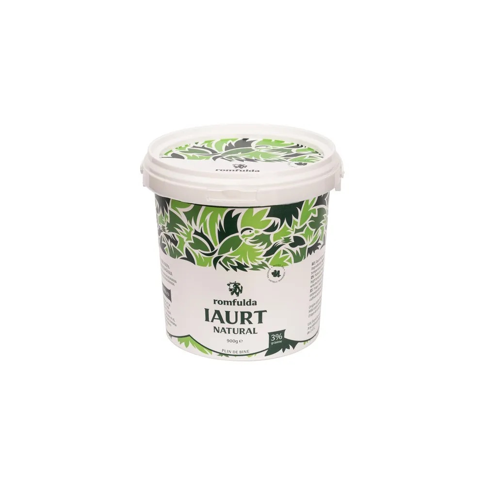 Iaurt natural, 3% grăsime, găletușă 900g [1]