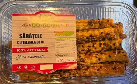 Produse de panificație - Sărățele cu telemea de oi