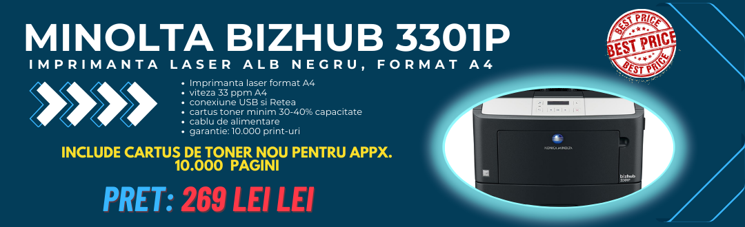 Imprimanta BizHub 3301