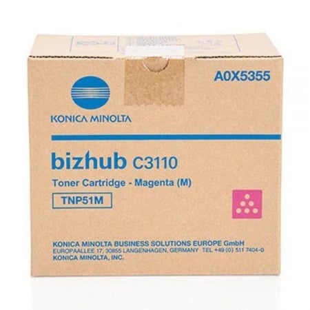 Cartuse toner / cartuse laser - TNP-51M Cartus toner rosu bizhub c3110